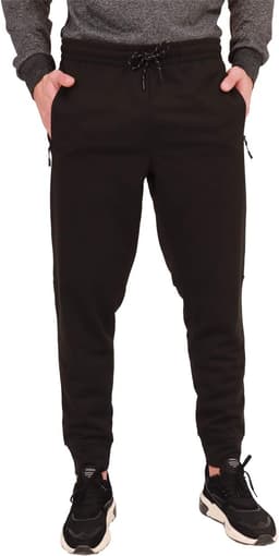 1 Pack2 Pack Mens Jogger Gym Sweatpants, Athletic Jogger Workout Pants for Men,Running Track Pants with Zipper Pockets image 4