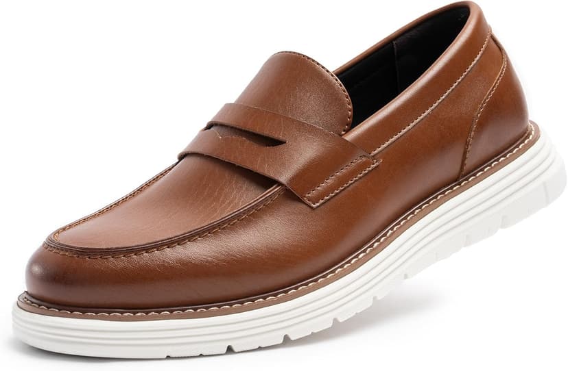 Penny Loafers for Men - Genuine Leather Casual Slip On Mens Loafers image 2