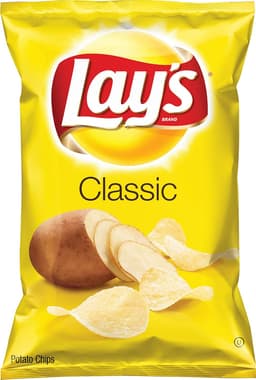 Lay's Classic Potato Chips, 8 oz Bag - Gluten Free Snack Image
