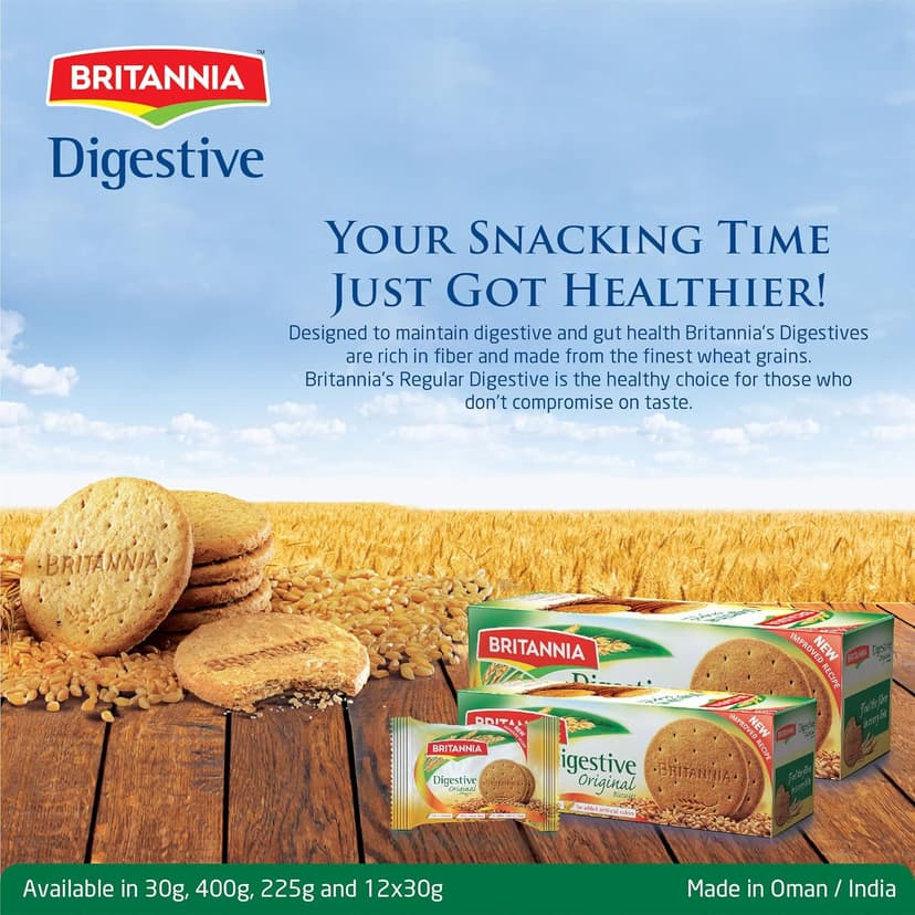 BRITANNIA Digestive Original Biscuits image 2