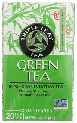 TRIPLE LEAF Green Premium Tea Bags, 20 CT Image