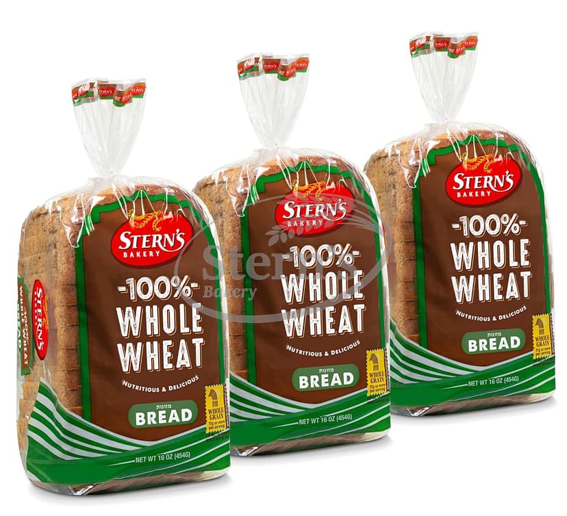 100% Whole Wheat Bread Sliced - 3 Pack  image 1