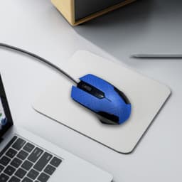 Optical Portable Computer Mouse for Laptop 1200dpi 3 Button Wired Mouse Image