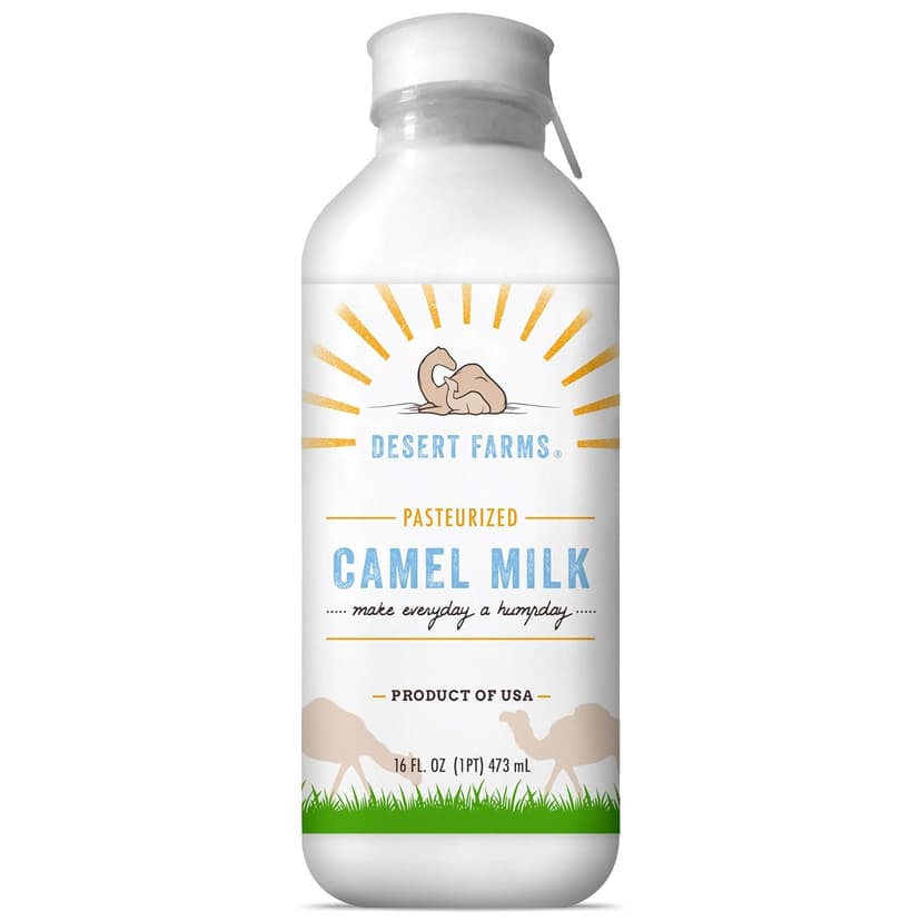 Organic Fresh Frozen Camel Milk - Fresh Flavor with Health Benefits [6 Pack] image 1