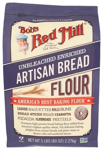 Bob'S Red Mill Unbleached Enriched Artisan Bread Flour 5 KG image 1