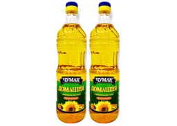 Sunflower Oil Unrefined, Naturally Expeller Pressed 1 litre Pack of 2 Image